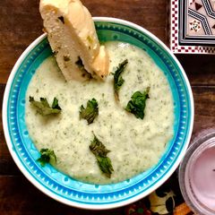 A picture of Celery & Potato Soup.