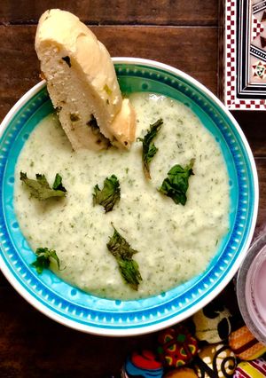 A picture of Celery & Potato Soup.