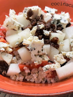 Una foto de Ensalada de melón y quinoa