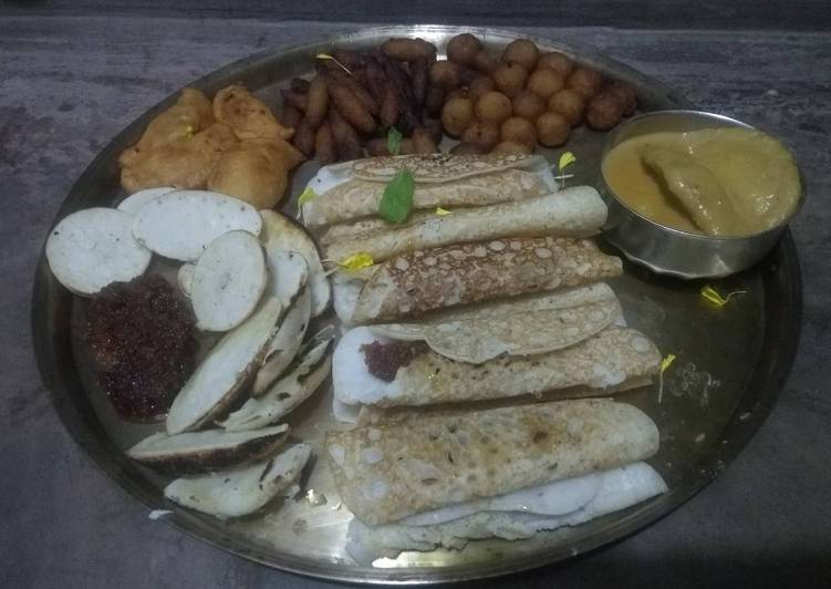 Step-by-Step Guide to Make Homemade Poush pitha thali | So Tasty Food Recipe From My Kitchen