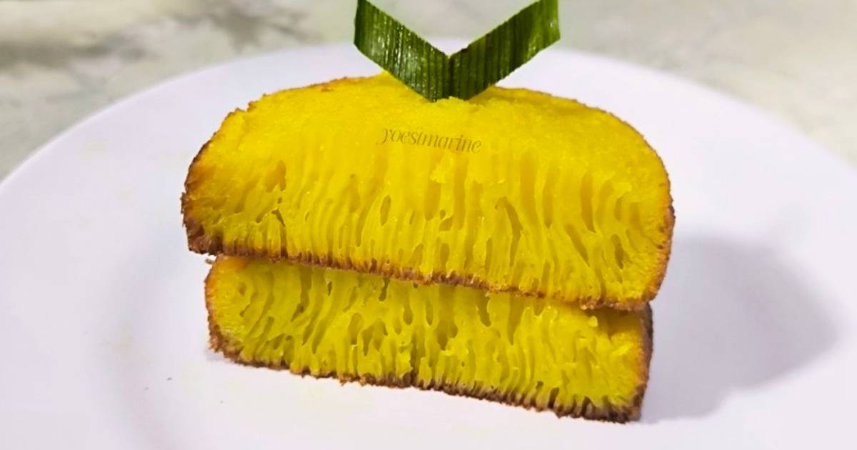 Resep Bika Ambon No Mixer No Oven Paling Praktis dan Simple