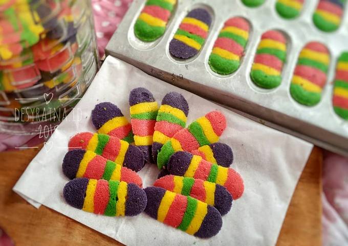 Resep Lidah Kucing Rainbow Oleh Desy Ratna Cookpad