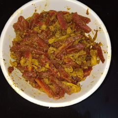 A picture of Khata mitha mix veg pickle.