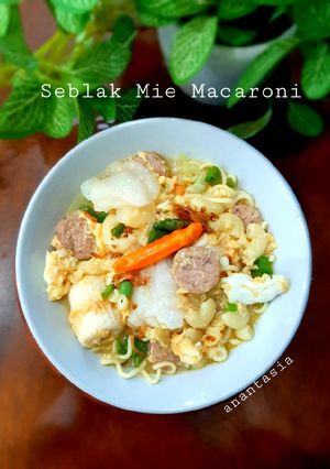 Foto resep Seblak mie macaroni