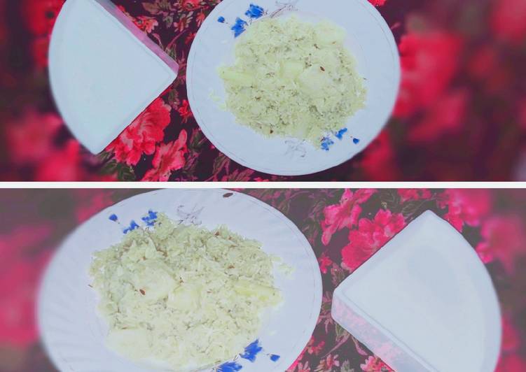 Sufiyana veg pulao with buttermilk Raita