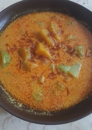 Foto resep Sayur Lodeh Labu kuning, Labu Siam dan Pepaya Muda
