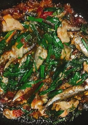 Hình của món Cá kho dứa.