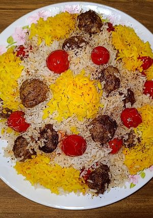 عکسی از دستور سماق پلو🌺
