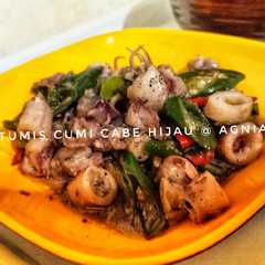รูปของ Tumis cumi cabai hijau