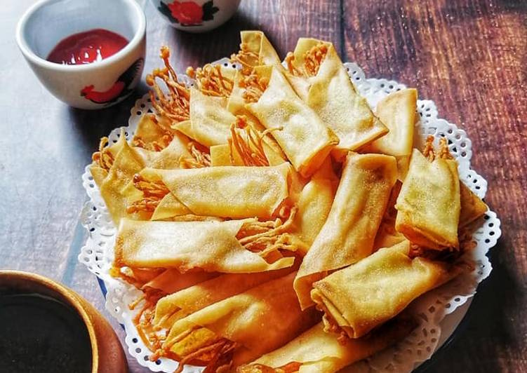 Easiest Way to Prepare Quick Poket Enoki Crispy