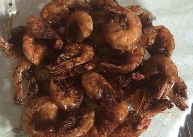 Resep Udang goreng bumbu gurih😊 yang Lezat