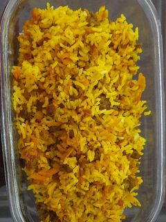 عکسی از دستور هویج پلو