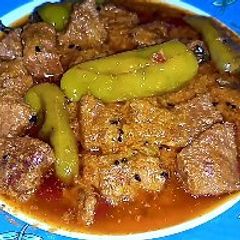 A picture of Beef Achar Gosht.