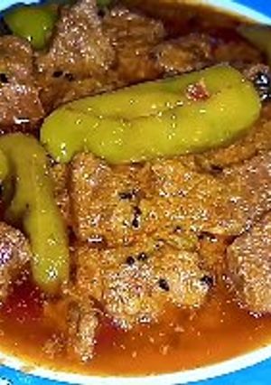 A picture of Beef Achar Gosht.