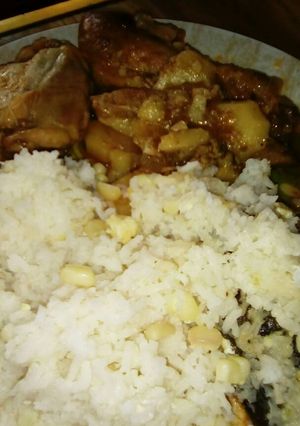 Una foto de Pollo con seven up