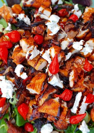 A picture of Spicy Pollo Salad- Pizza Express.