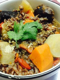 A picture of Healthy Veggie Boiled Rice.