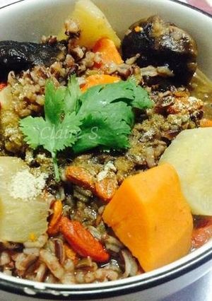 A picture of Healthy Veggie Boiled Rice.