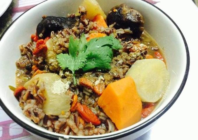 Steps to Prepare Any-night-of-the-week Healthy Veggie Boiled Rice