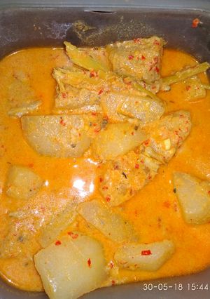 Foto resep Kundur santan pedas