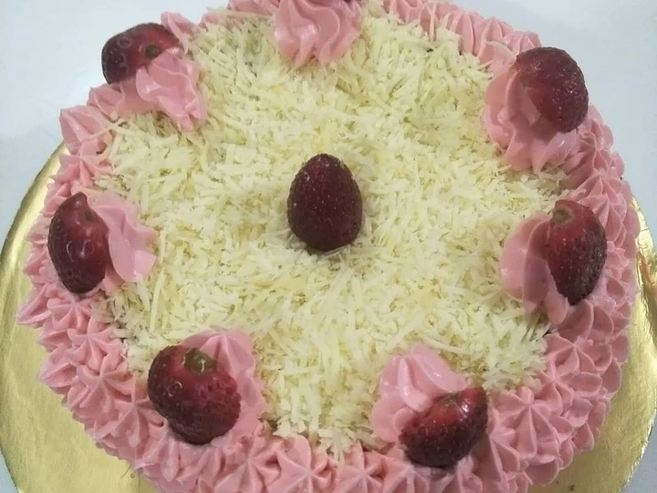 Langkah Mudah untuk Membuat Resep  Bolu Cokelat - Birthday Cake Sharla yang Lezat, Lezat Sekali