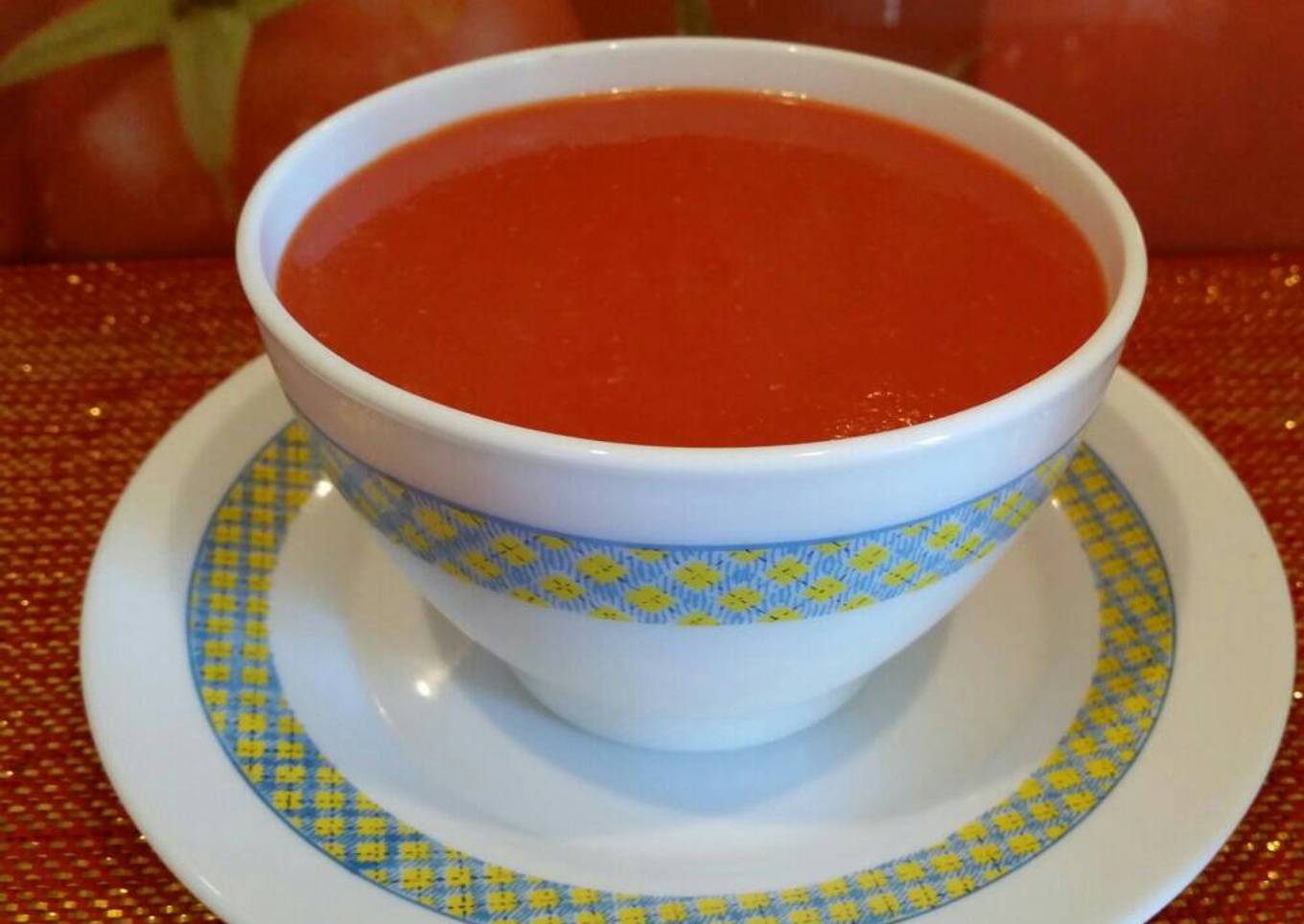 Gazpacho en Thermomix y tradicional