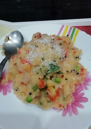 A picture of Rava Upma.