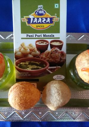 A picture of Pani puri.
