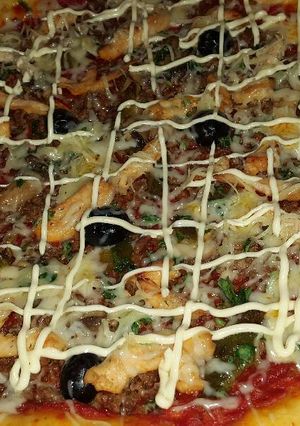 صورة لوصفة البيتزا الأصلية