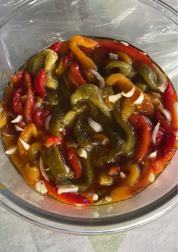 Una foto de Pimientos asados en Airfryer