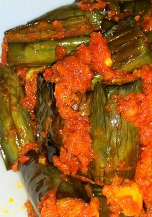 Foto resep Balado terong ungu *No-MSG*