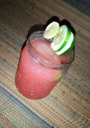 A picture of Water melon slush.