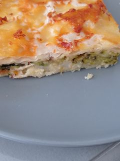 Une photo de Tourte courgettes/chèvre