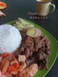Gudeg Jogja komplit 'dan Tips' [merah tanpa Daun Jati]