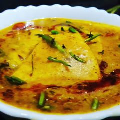 A picture of Dal dhokli.