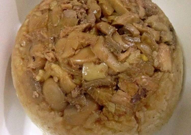 Resep Nasi Tim Ayam Jamur, Lezat