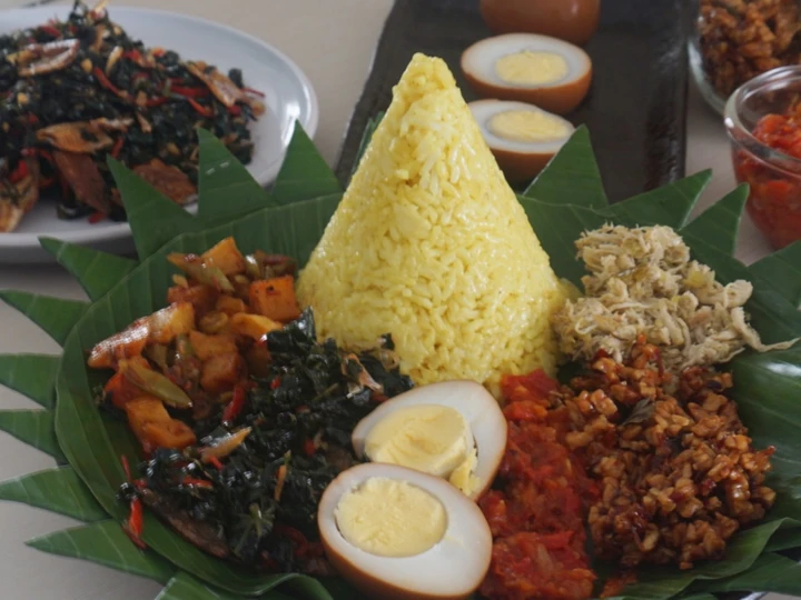 Cara Gampang Membikin Resep Nasi Kuning Rice Cooker dan Tumpeng Mini yang  Bikin Ketagihan Anti Ribet, Sempurna