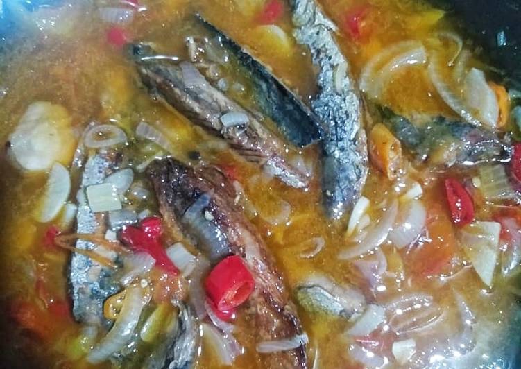 Resep 38. Sarden Ikan Tongkol Pedas, Lezat Sekali