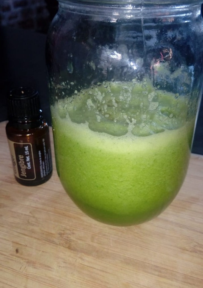 Una foto de Jugo verde