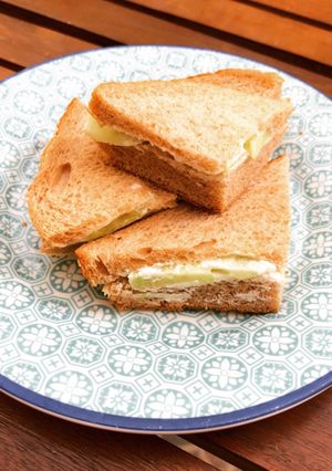 A picture of Cucumber sandwich.