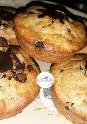 Foto resep Chocolate Filled Banana Muffins
