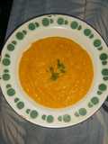 Sopa de calabaza y zanahoria (sin minipimer)