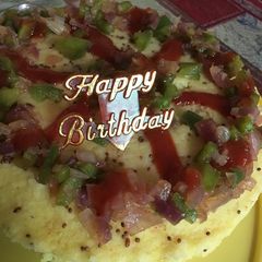 A picture of Dhokla cake.