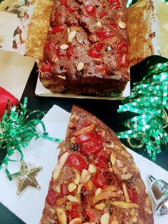 এগলেস ক্রিসমাস প্লাম কেক(Eggless Christmas plum cake recipe in Bengali) রেসিপির প্রধান ছবি