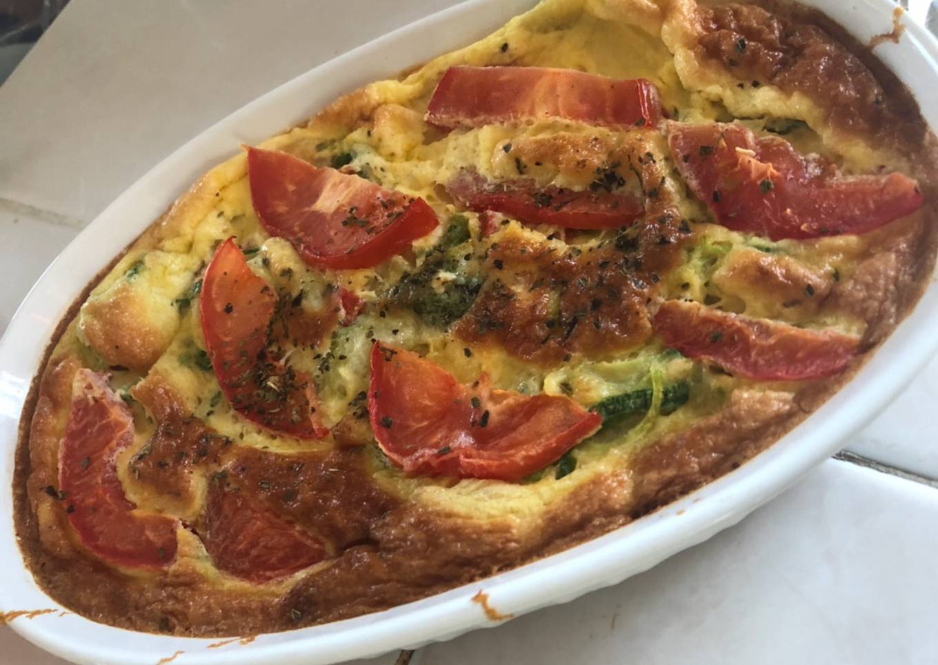 Quiche de calabacitas Low Carb