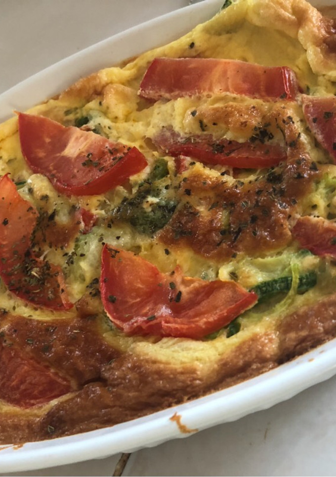 Una foto de Quiche de calabacitas Low Carb