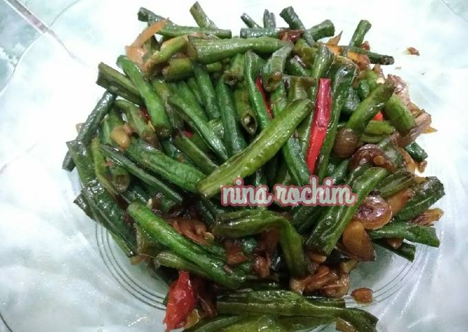 Tumis / oseng kacang panjang