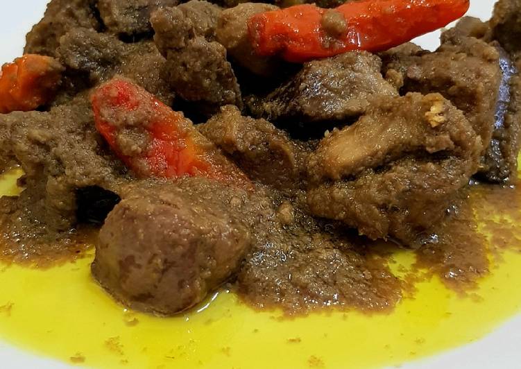 Resep Ati ampela bumbu kuning Anti Gagal