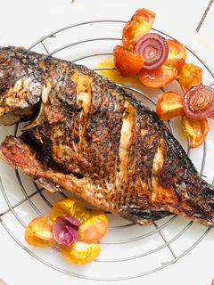 A picture of Simple Air Fryer Fish - Crispy Tilapia.