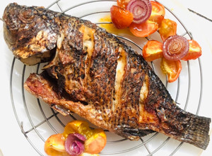 A picture of Simple Air Fryer Fish - Crispy Tilapia.